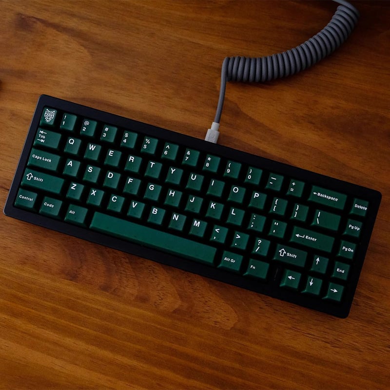 Sumgsn 114 Keys Custom Translucent Double Shot Keycaps Cherry Profile Emeral Green Keycaps Set Fit for Cherry Mx Switches Mechanical Keyboard - Image 3